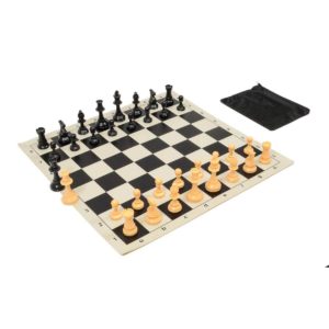 Green Board Jungle Camo Bag Quiver Chess Set Combination Solid Plastic 